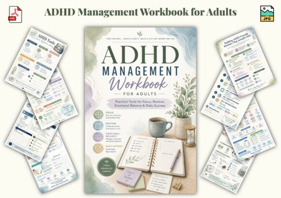 Download ADHD Management Workbook for Adults - Management Collection