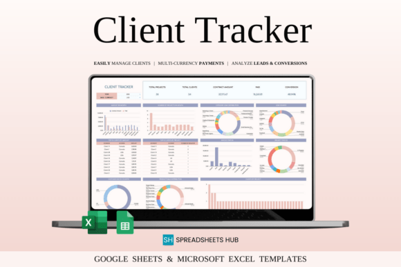Download Client Tracker &amp; Management Spreadsheet - Management Collection