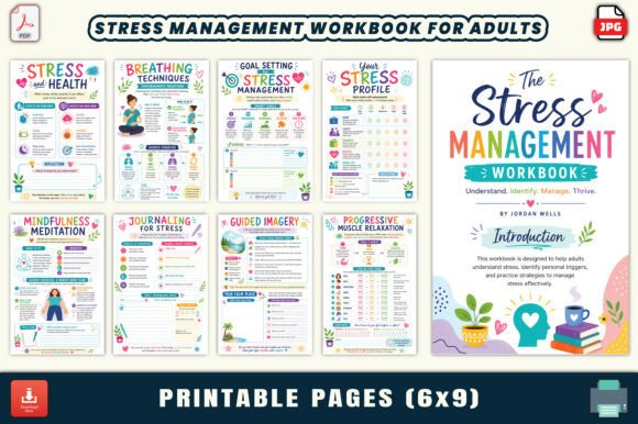 Download Stress Management Workbook for Adults - Management Collection