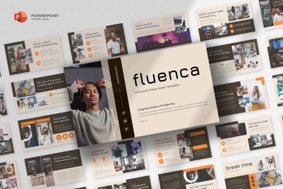 Download Influencer &amp; Content Creator Powerpoint - Content creator Collection
