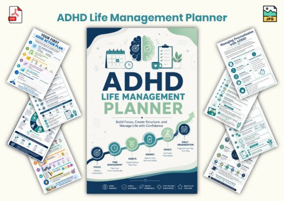 Download ADHD Life Management Planner - Management Collection
